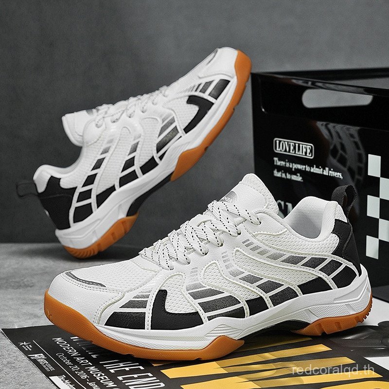 ผู้ชายรองเท้าแบดมินตันกลางแจ้งยิมเทนนิสTrainersกีฬาProfessional Anti-Slip Manปิงปองรองเท้าผ้าใบ 9DFH