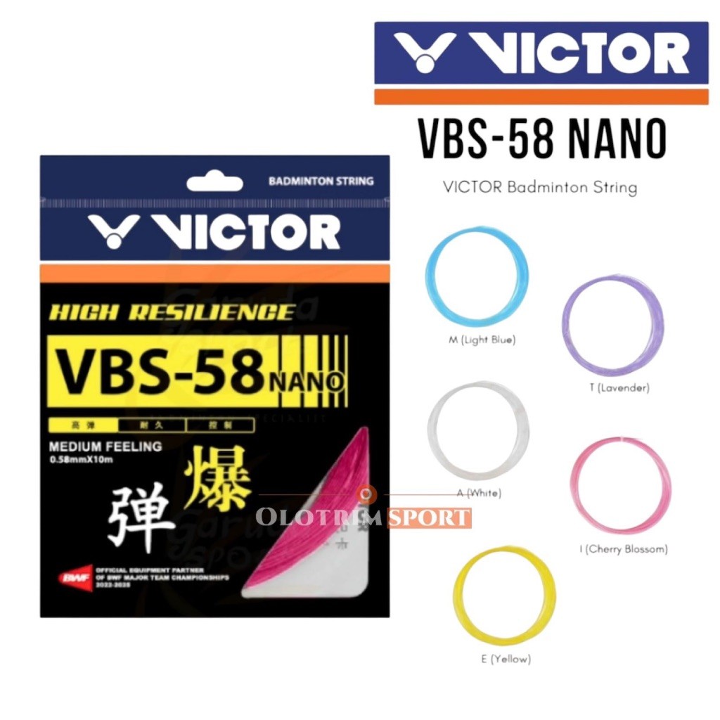 Victor VBS58 VBS 58 สายแบดมินตันของแท้ 100% VICTOR