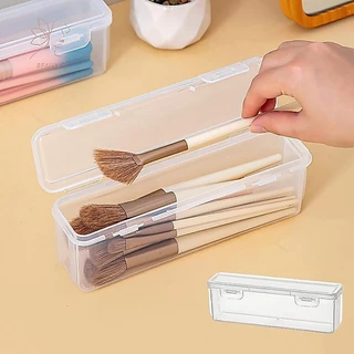 [maybeauty] Travel กล่องเก็บแปรงเครื่องสําอางแบบพกพาฝาครอบกันฝุ่นโปร่งใสขนาดเล็กสําหรับ Blusher แปรงอายแชโดว์แปรงคิ้ว {TH}