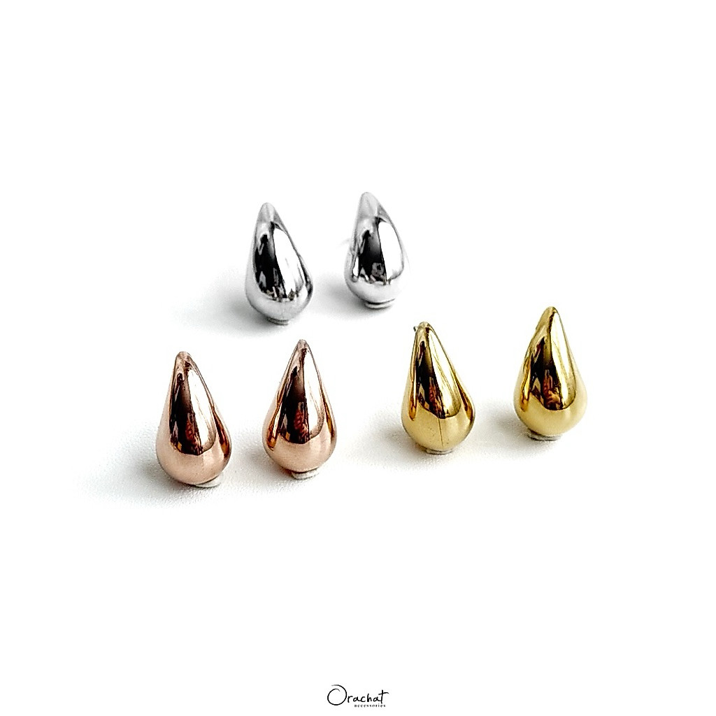 Orachat | Vergo 14k earrings. (ต่างหูตัวเรือนสแตนเลส)