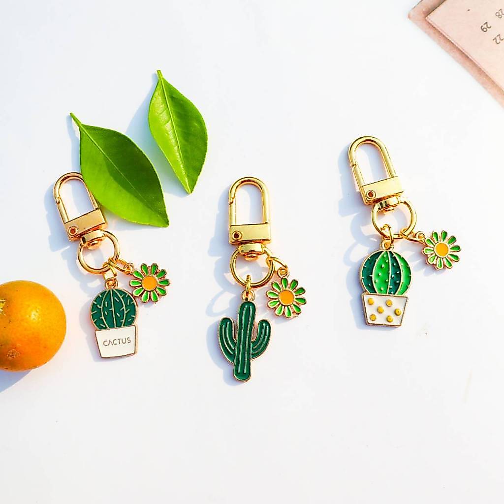 พวงกุญแจกระบองเพชร Cactus  ก้ามปูจี้น่ารัก พร้อมส่ง 🇹🇭