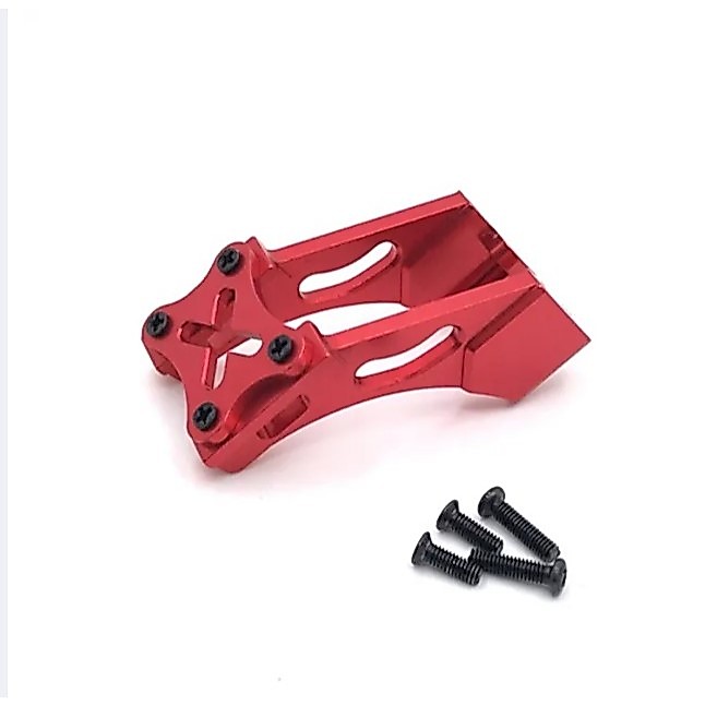 (สินค้าในไทย) อะไหล่อัพเกรด โลหะ  RC Car Wltoys 124018 124019 144001 RC   Tail Fin สำหรับ1/12 1/14