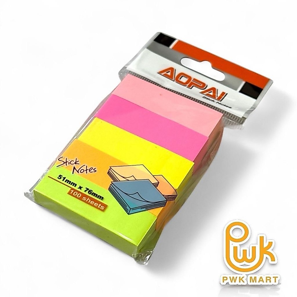 STICK NOTE/ Memo Sticky Note / Palekat Nota AOPAI