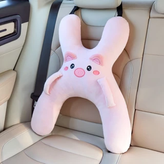 องคอสำหรับเด็กในรถยนต์ ป้องกันเข็มขัดนิรภัยในรถยนต์ หมอนรองนอนสำหรับเด็ก คอที่นั่งสําหรับเด็ก ✨Shopee-泰国42店-1745535398✨