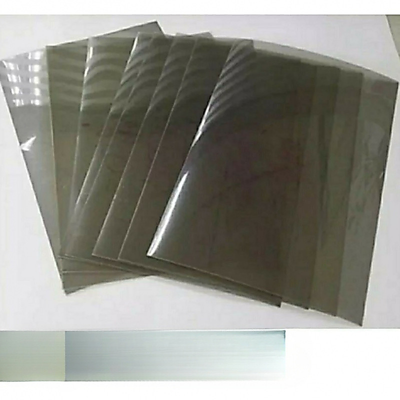 1ชิ้น 10x10ซม ฟิล์มโพลาไรซ์ 0 องศา พร้อมกาว สําหรับซ่อมแซมจอทั่วไป รถจักรยานยนต์ รถยนต์