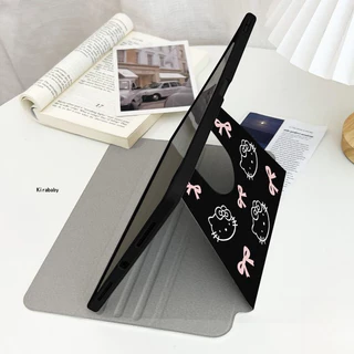 เคส iPad ลายโบว์ Hello Kitty หมุนได้ 360° ใช้ได้กับ iPad Gen7/8/9 ขนาด 10.9 นิ้ว (10 รุ่น), mini6/7 Pro 2025 M4/M5