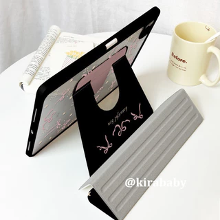 เคส iPad ลายโบว์ Hello Kitty หมุนได้ 360° ใช้ได้กับ iPad Gen7/8/9 ขนาด 10.9 นิ้ว (10 รุ่น), mini6/7 Pro 2025 M4/M5
