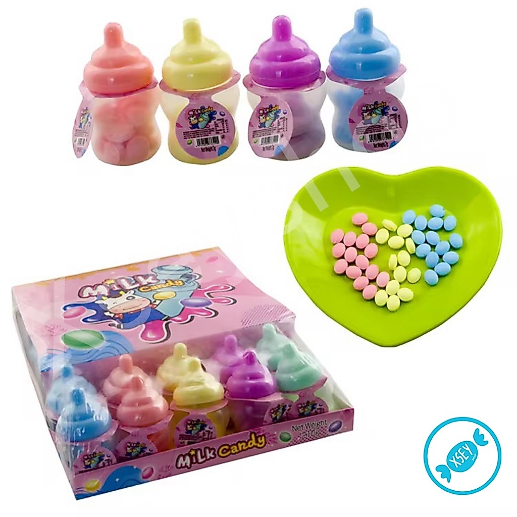 ขวดนมมิลค์แคนดี้ หอมอร่อย ราคาพิเศษ 1 กล่องมี 30 ชิ้น