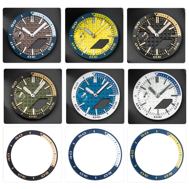 สําหรับ Casioak GA2100 Dial แหวนนาฬิกา Dial แผ่น Index อุปกรณ์เสริม MOD ชุดดัดแปลง Chapter แหวน Lume