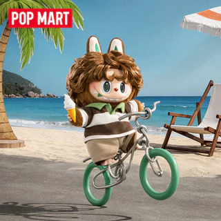 POPMART THE MONSTERS Retro Barber Shop Series จี้ตุ๊กตาไวนิลกล่องลึกลับของเล่นตกแต่งของขวัญ