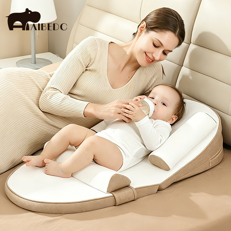 Aibedo Baby Anti-Spitting Milk Slope Pad Baby Breastfeed Anti-Spilling Milk Choking Milk ทารกแรกเกิด