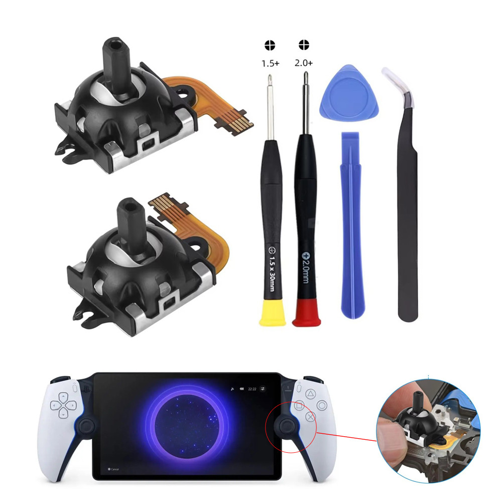 เปลี่ยน Hall Effect จอยสติ๊ก 3D Analog Sensor Thumb Stick สําหรับ PS Portal PS5 Portal เกมคอนโซล/PS 