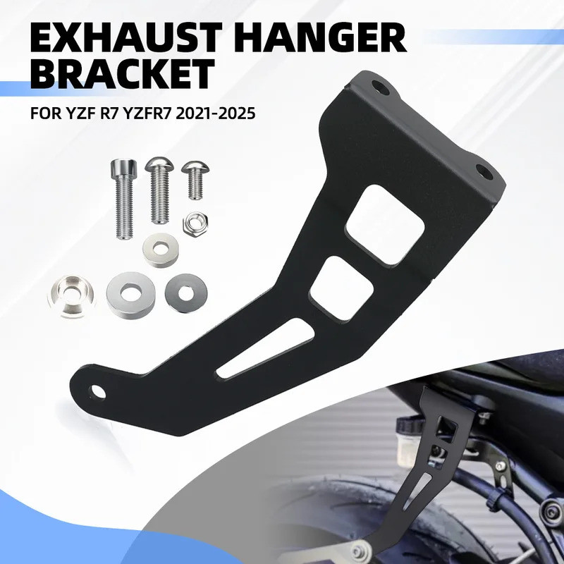YZF-R7 2022 2023 2024 รถจักรยานยนต์ท่อไอเสียท่อแขวนวงเล็บสนับสนุนสําหรับYamaha YZF R7 YZFR7 2021