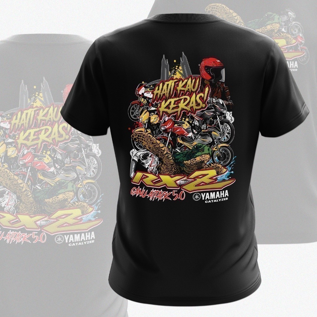 2026 Yamaha แฟชั่น Rxz 5.0 Viral Tshirt / Jersey เสื้อผ้าไมโครไฟเบอร์ / Jersey Sublimation / Tshirt 