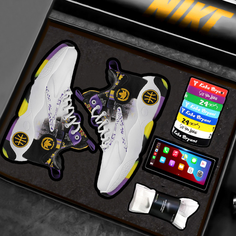 รองเท้าผู้ชาย aj ฤดูร้อน High-Top กีฬาบาสเกตบอล Sportsman Kobe 5 Irving 4 Curry 9 Professional 6 You