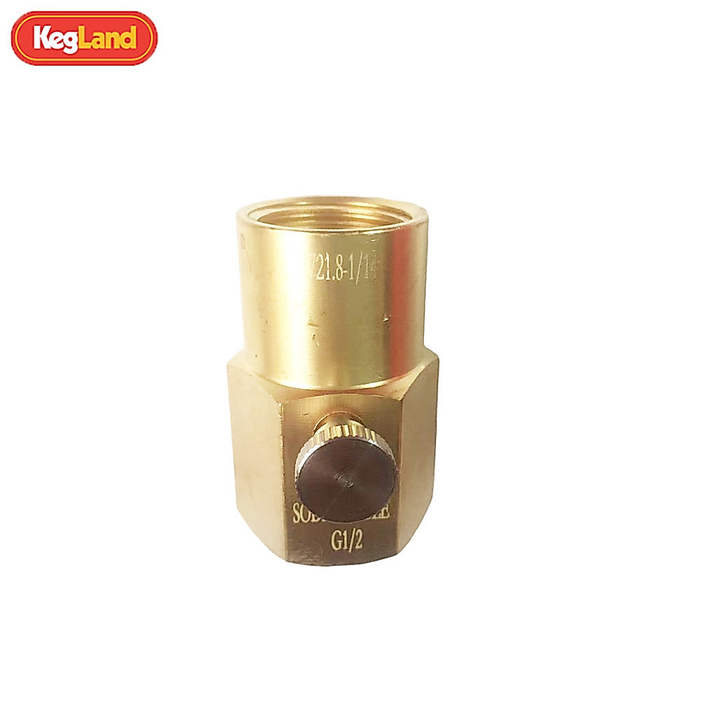Kegland Sodastream Filling Adaptor พร้อมวาล์วไล่ลม (ด้ายมาตรฐาน AU)