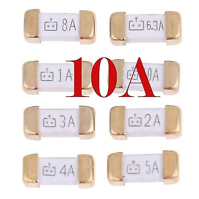 2410 ฟิวส์ SMD 10 A 1808 10A BO18 ฟิวส์