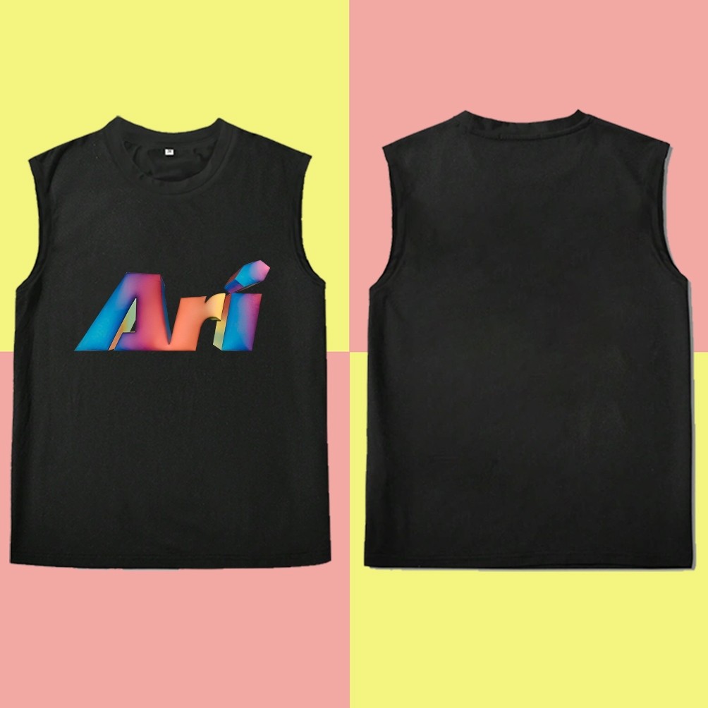 【พร้อมส่ง】 Ari Football Simple Casual Round Neck Neutral Sports Sleeveless T-shirt Ari Football Patt