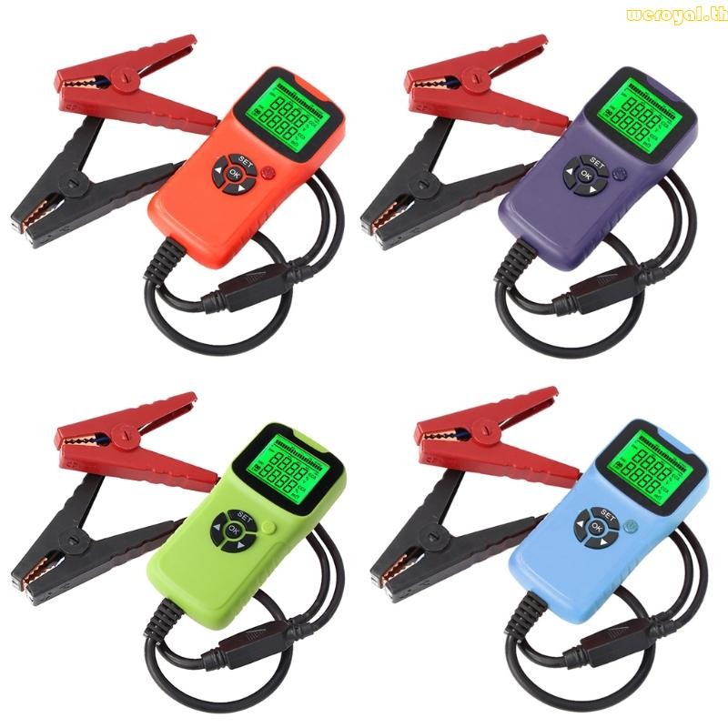 Weroyal Compact Car Tester CCA Voltage Tester Digital Auto Analyzer Resistance Tester สําหรับรถยนต์ร