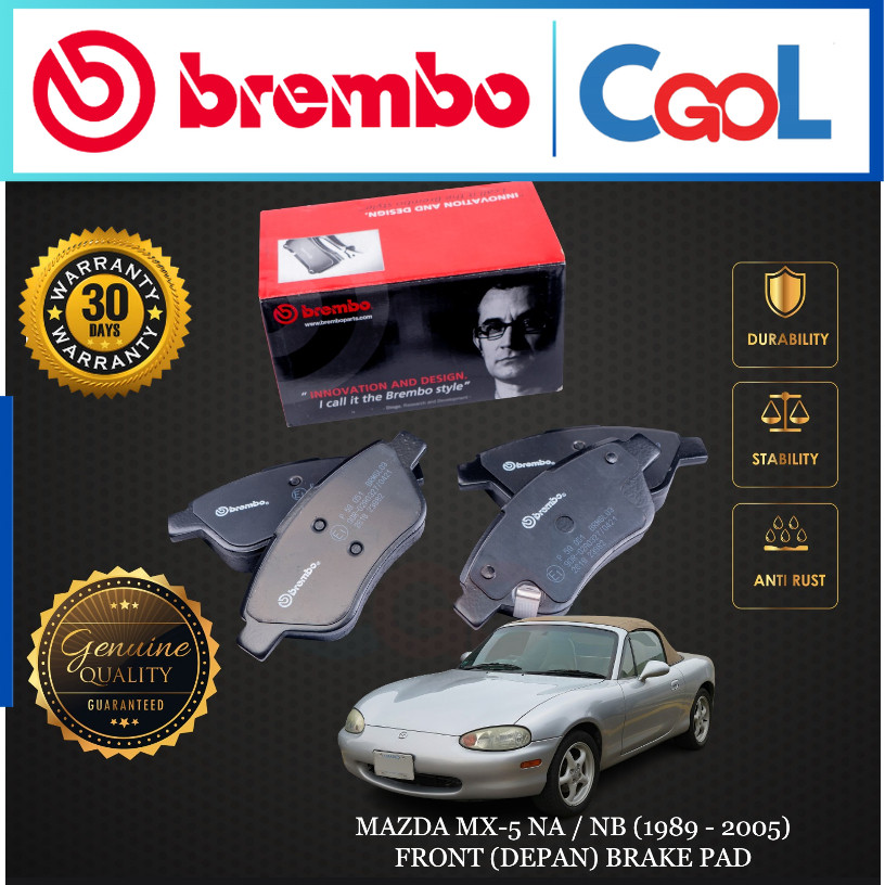 MAZDA MX-5 NA / NB (1989 - 2005) ผ้าเบรคหน้า BREMBO