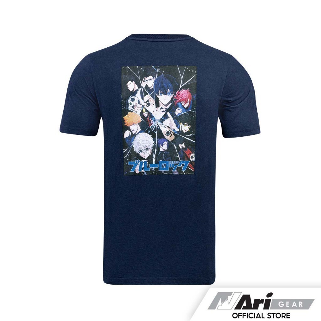 【พร้อมส่ง】เสื้อยืด ARI X BLUE LOCK KV TEE เสื้อยืดคอกลมผ้าฝ้ายพิมพ์ลาย S-5XL