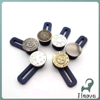 Jnv กระดุมขยายเอว เพิ่มขนาดรอบเอวกางเกง สายบุฟเฟ่ต์ต้องไม่พลาด jeans buttons