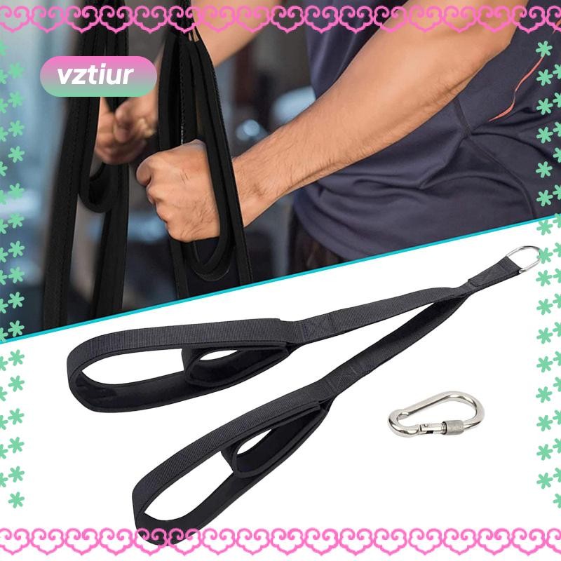 Tricep Strap Pulley System ออกกําลังกาย Ab Crunch Strap สําหรับยิมดึงเครื่อง