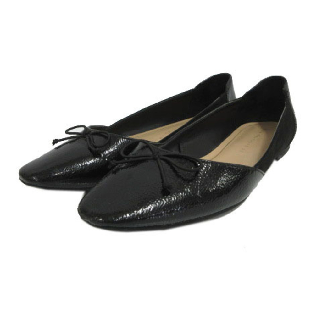 Zara Ballet Shoes Enamel black Direct from Japan Secondhand