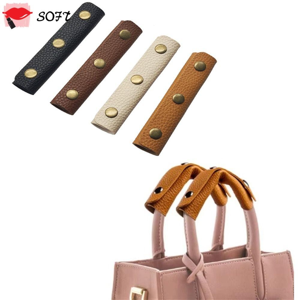 ห่อ.Wrap สำหรับด้ามจับกระเป๋าเดินทาง สีทึมนุ่ม ป้องกันแรงกระแทก สายสะพายไหล่PU_pad grip cover