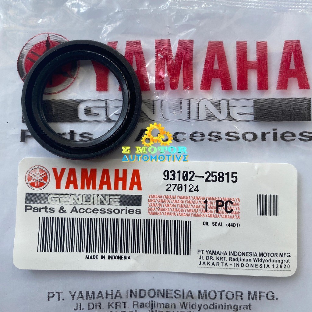 ซีลเพลาข้อเหวี่ยงซีลน้ํามันซ้าย (44D1) ของแท้ Xeon Mio J M3 125 93102-25815 Yamaha อะไหล่แท้