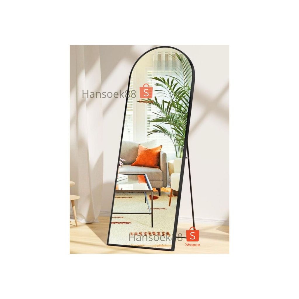 FRAMELESS STANDING MIRROR OVALE FRAME STANDING MIRROR FULL BODY FRAMELESS ขนาดใหญ่ STANDING MIRROR Q