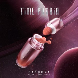 TIME PHORIA - Pandora Cheek Liquid Blush 5G Blush On Waterproof Cream Blush Longlasting Highly-Pigmented Ultra-Blendable - zs