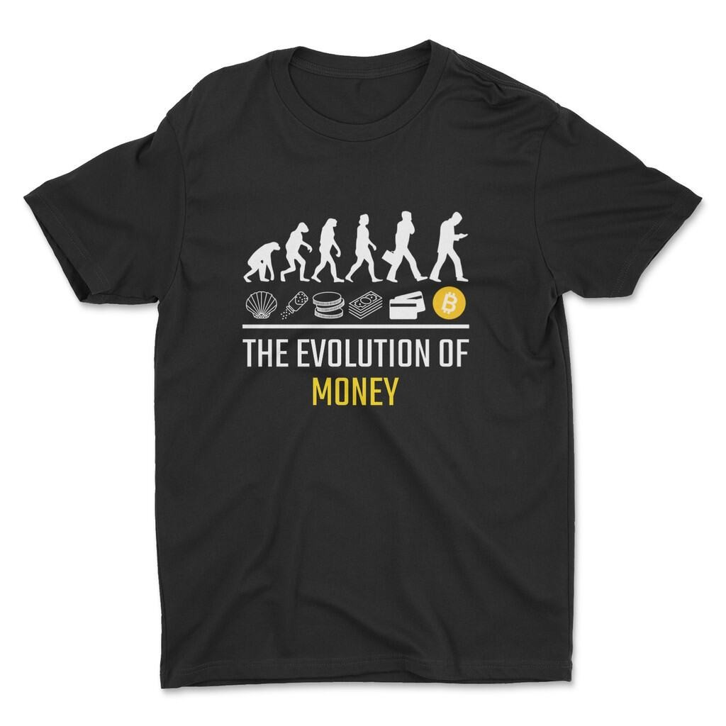 ((จัดส่งตลอด 24 ชั่วโมง) เสื้อยืดแขนสั้นBitcoin สำหรับนักลงทุนBTC ทำจากผ้าฝ้ายคุณภาพดี)