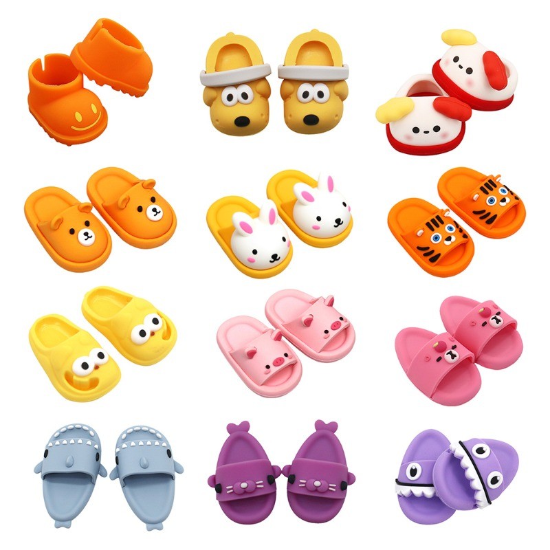 รองเท้าตุ๊กตาเหมาะสําหรับ17เซนติเมตร ปอนด์ 1/8 บีเจดี ตุ๊กตาสัตว์รองเท้าแตะตุ๊กตาอุปกรณ์เสริม