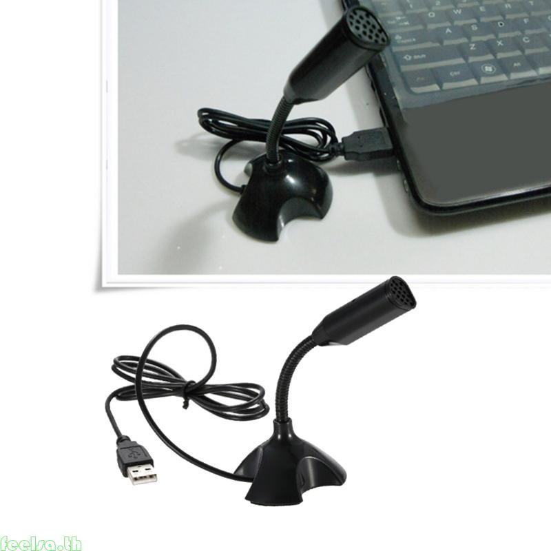 Feela PC Recording Mic ฐานโลหะสําหรับสตรีมมิ่งไมโครโฟนการประชุม USB Condenser