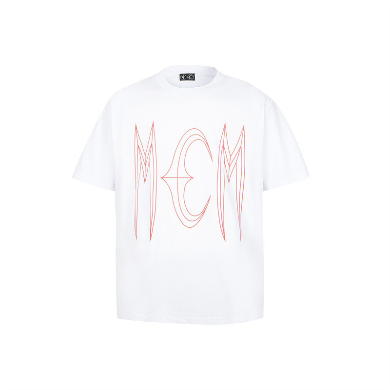 S16J THUG CLUB Thug Club Hollow Letter Print Loose Street Hip-Hop Unisex T T-shirt Fashion