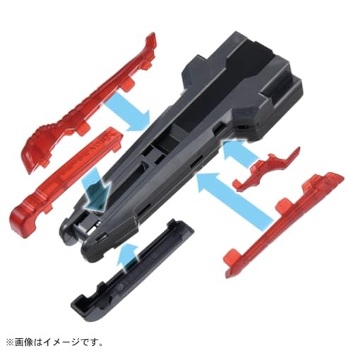 [TAKARATOMY] BEYBLADE X BX-41 Rubber Custom Grip Gunmetal Ver – Direct From JAPAN