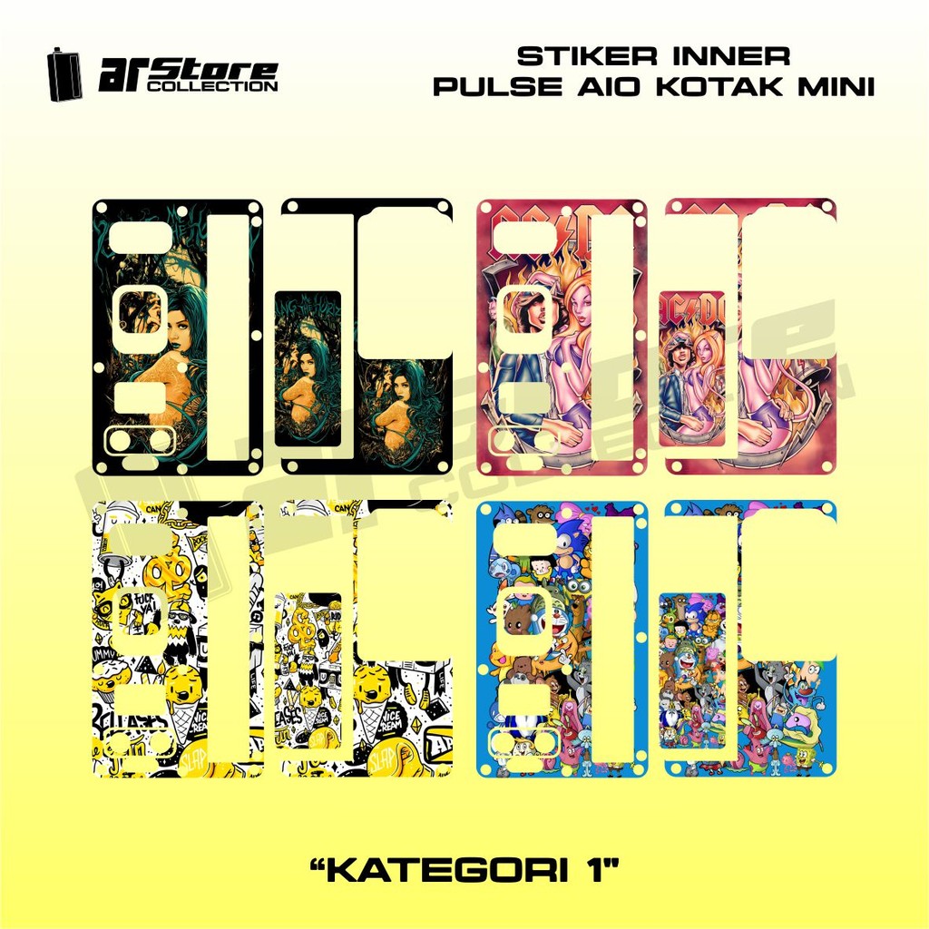 Inner Garskin Pulse Aio Mini Box Sticker - kategori 1 * kasan.id