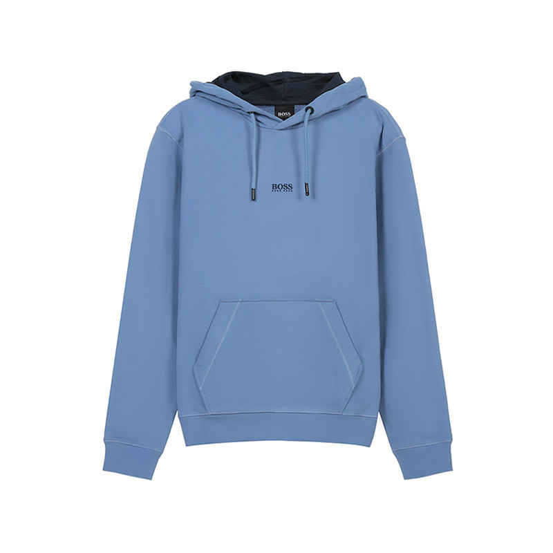 [ดําเนินการเอง] Hugo Boss Hugo Boss Mens Hooded Sweatshirt เสื้อสเวตเตอร์แจ็คเก็ตฤดูใบไม้ร่วงฤดูใบไม