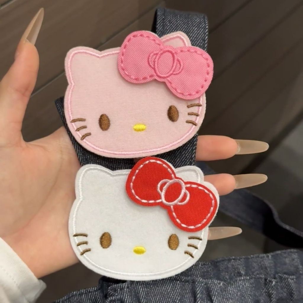 หัวKTสุดน่ารัก ใช้สำหรับการแต่งหน้าและหน้ากาก ผมม้าแพทช์ไร้รอยต่อ