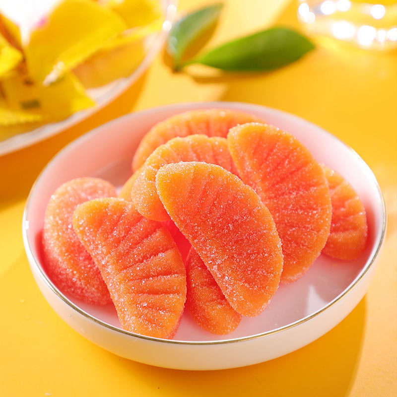รัสเซียนําเข้า Orchard Mango รสส้ม Gummy Candy Gummy ของว่างสบายๆสินค้าปีใหม่รัสเซียนําเข้า Candy 25