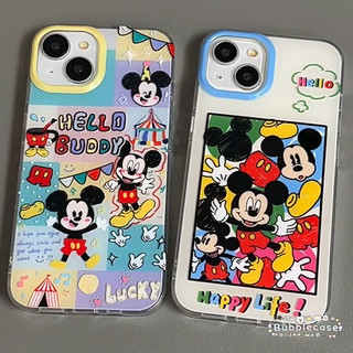 เคส Redmi 14C 13C 10C 9C 9A 10A A1 A2 12 9C NFC Note 12 14 13 10 8 11 Pro Plus กางเกงมิกกี้เมาส์น่ารักปกใหม่ IMD