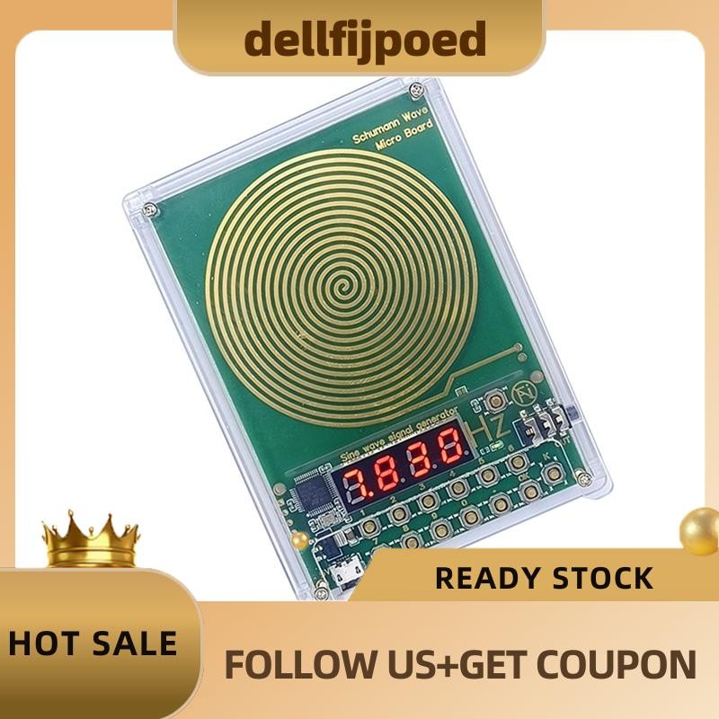 delfijpoedความถี่ปรับได้ 0.01Hz-9999Hz Sine Wave เครื่องกําเนิดสัญญาณ DC5V Micro-USB พร้อมเปลือกและ 