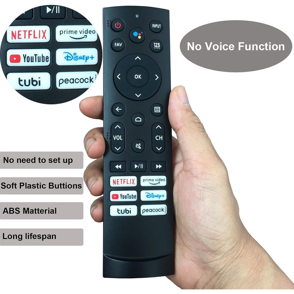 เปลี่ยนรีโมทคอนโทรล ERF3A90 สําหรับ Hisense Android สมาร์ททีวี 75U9DG 55U8G 65U8G 55U7G 65U7G 75U7G 