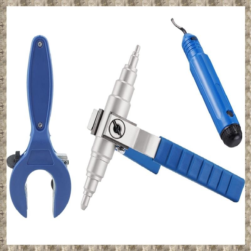 [zv0lma8i] ท่อ Expander Universal Hand Tool คู่มือเครื่องทําความเย็น Tube Expander Kit 3/8" 1/2", 5/