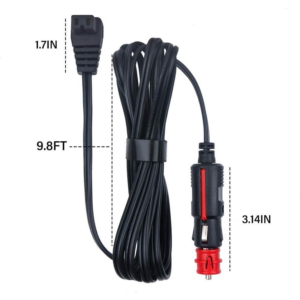 DC 12V สายไฟตู้เย็นรถยนต์ใช้งานร่วมกับ Alpicool, Bodega, Euhomy, BougeRV, ARB, Dometic, ICECO, Setpo