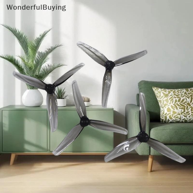 WBTH 2 คู่ DIY อุปกรณ์เสริม HQProp T3.5X2.5X3 สําหรับ IH3 3.5 นิ้ว FPV ดอกไม้ Fly Crossover เครื่องบ