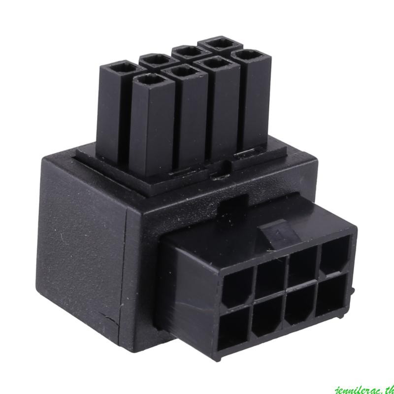 Jenniferac เมนบอร์ด CPU 8PIN Power Steering Connector 8pin Power Adapter CPU 8PIN 90 องศา