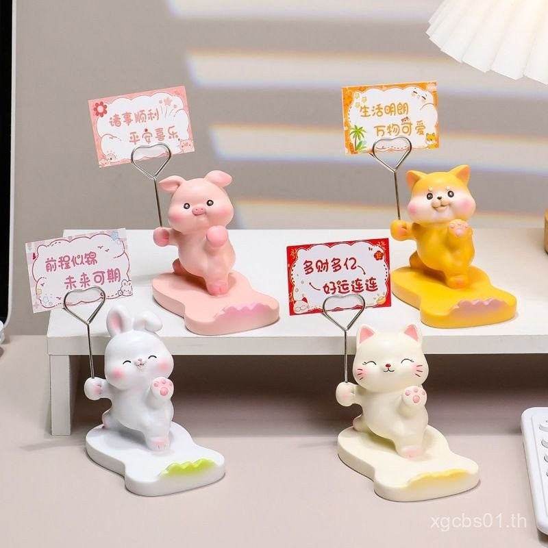 น่ารักสก์ท็อปที่วางโทรศัพท์สร้างสรรค์บีบอัดเครื่องประดับขนาดเล็กสํานักงานสถานที่ทํางานคนงานสก์ท็อปตก