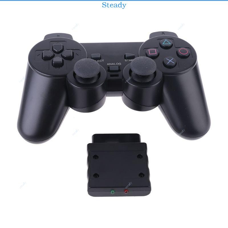 Steady Gamepad Vibrator 2 4GHz USB Game Controller จอยสติ๊กจับพร้อมตัวรับสัญญาณสําหรับ 2